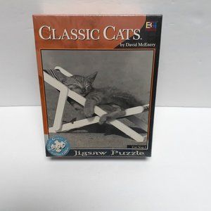 Buffalo Games Jigsaw Puzzle Cat Nap Black and White 500 Pieces New